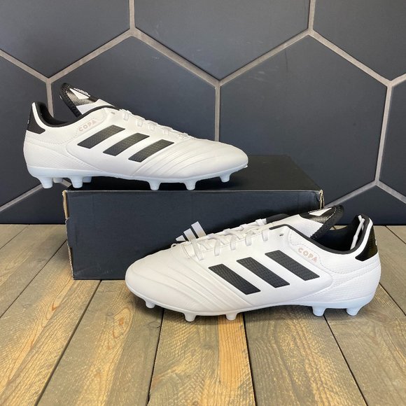 adidas Other - New W/ Box! Mens Adidas Copa 18.3 FG White Black Football Cleats Size 10.5